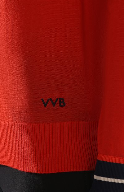 Шерстяной пуловер VICTORIA, VICTORIA BECKHAM, арт. KNTVV 115 PSS19 MERIN0 W00L / EMB, фото 5