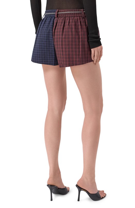 Хлопковые шорты Alexander Wang 1WC3254914 Разноцветный  1WC3254914 Фото 4