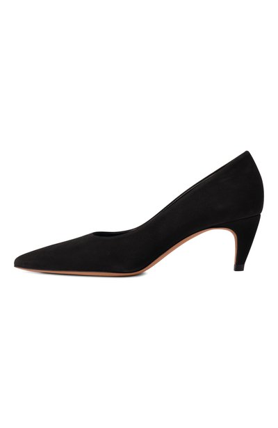 Туфли blade 60 из нубука JUDE черного цвета по цене 62100 руб., арт. BLADE PUMP/NUBUCK LEATHER, фото 4 Туфли blade 60 из нубука JUDE, арт. BLADE PUMP/NUBUCK LEATHER, фото 4