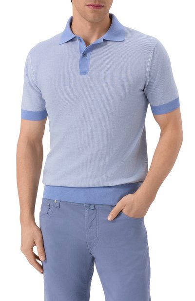 Поло из хлопка и кашемира PAUL&SHARK, арт. 25411604, фото 3