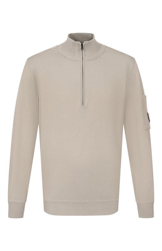 Хлопковый джемпер C.P. Company 20CMKN194A/110560A Серый 20CMKN194A/110560A