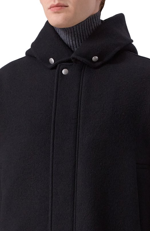 Шерстяное пальто Jil Sander J47AA0121-J40020 Чёрный  J47AA0121-J40020 Фото 5
