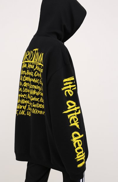 Хлопковое худи VETEMENTS, арт. UAH21TR632 1606/W, фото 4