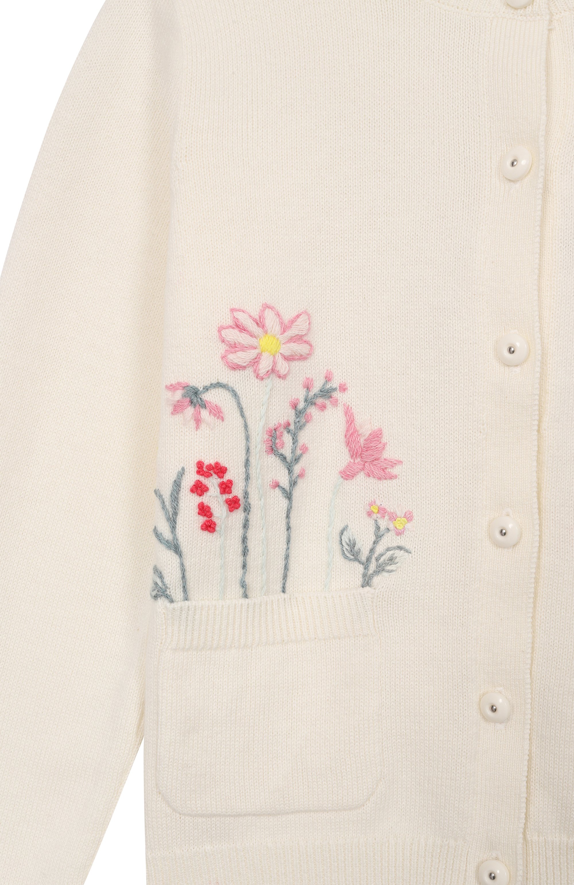 Кардиган из хлопка и кашемира BONPOINT, арт. S06GCAK00017/4A-8A, фото 3