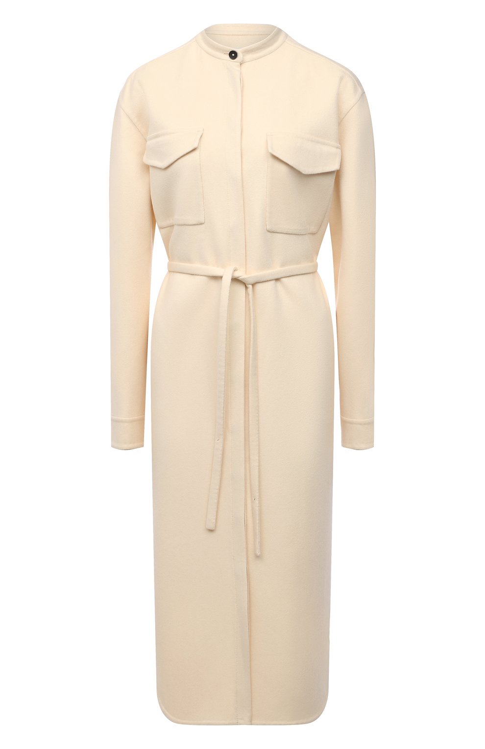 Кашемировое платье JIL SANDER кремового цвета по цене 480000 руб., арт. JSPS501785-WS100903, фото 1 Кашемировое платье JIL SANDER, арт. JSPS501785-WS100903, фото 1