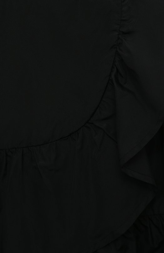 Хлопковая юбка MSGM kids Чёрный, фото 3