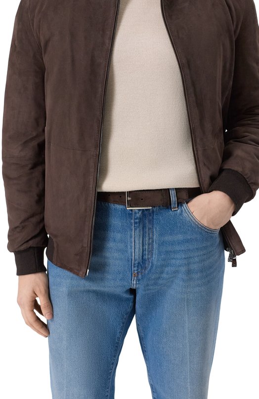 Замшевый ремень Barrett 31B330.56/LIGHT CASHEMERE Коричневый  31B330.56/LIGHT CASHEMERE Фото 2