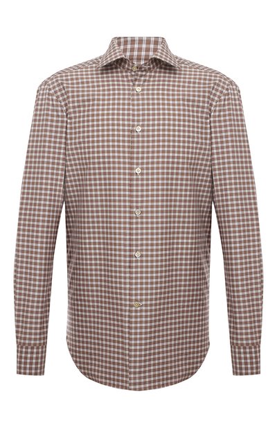 Мужская хлопковая рубашка KITON, арт. UCIH0863710