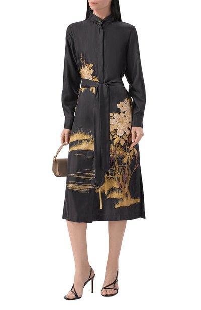 Шелковое платье MAX MARA STUDIO, арт. MSEFALANGE, фото 2