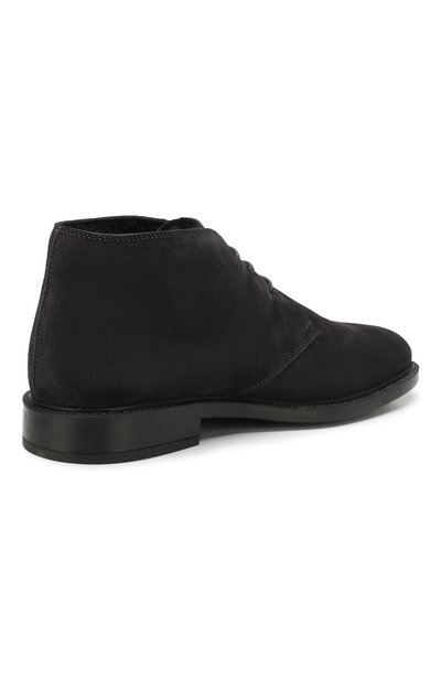 Замшевые ботинки TOD’S темно-серого цвета по цене 65400 руб., арт. XXM45A00D82RE0, фото 4 Замшевые ботинки TOD’S, арт. XXM45A00D82RE0, фото 4