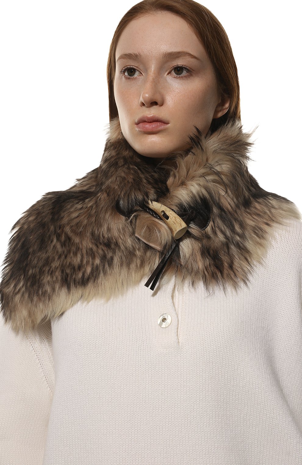 Шарф из овчины RALPH LAUREN, арт. 434860281, фото 2