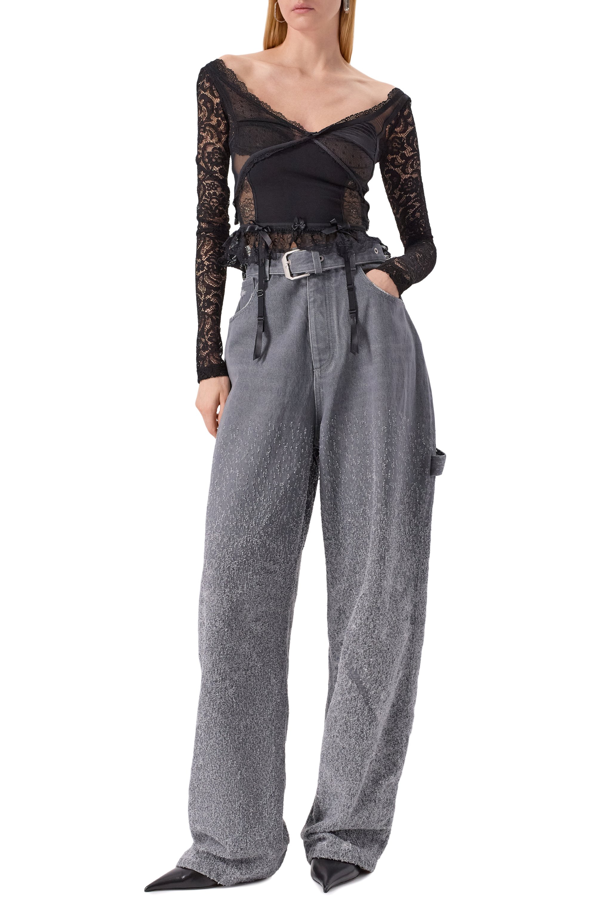 Топ BALENCIAGA черного цвета по цене 362000 руб., арт. 831667/TSR05, фото 2 Топ BALENCIAGA, арт. 831667/TSR05, фото 2