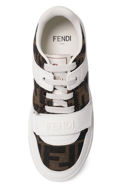 Комбинированные кеды FENDI, арт. JMR476/AHGY, фото 4