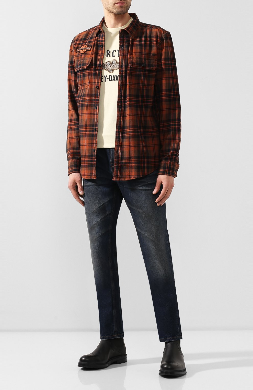 Хлопковый лонгслив 1903 HARLEY-DAVIDSON, арт. 96668-19VM, фото 2