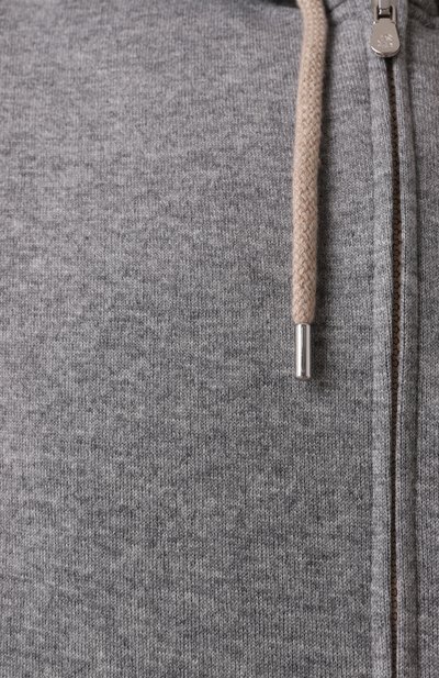 Толстовка из кашемира и хлопка BRUNELLO CUCINELLI, арт. MM8329069G, фото 5