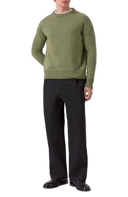 Мужской свитер из хлопка и шерсти JIL SANDER, арт. J47GP0191-J15442