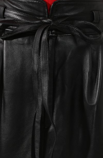 Кожаная юбка POLO RALPH LAUREN черного цвета по цене 59450 руб., арт. 211734149, фото 5 Кожаная юбка POLO RALPH LAUREN, арт. 211734149, фото 5