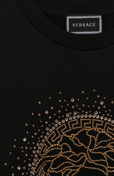 Хлопковое платье VERSACE, арт. YC000129/YA00078/6A, фото 3