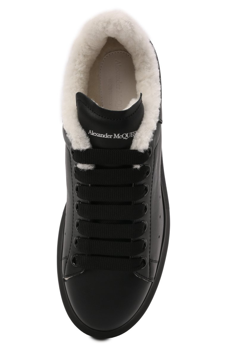 Кожаные кеды oversized ALEXANDER MCQUEEN, арт. 609650/WHVJX, фото 1