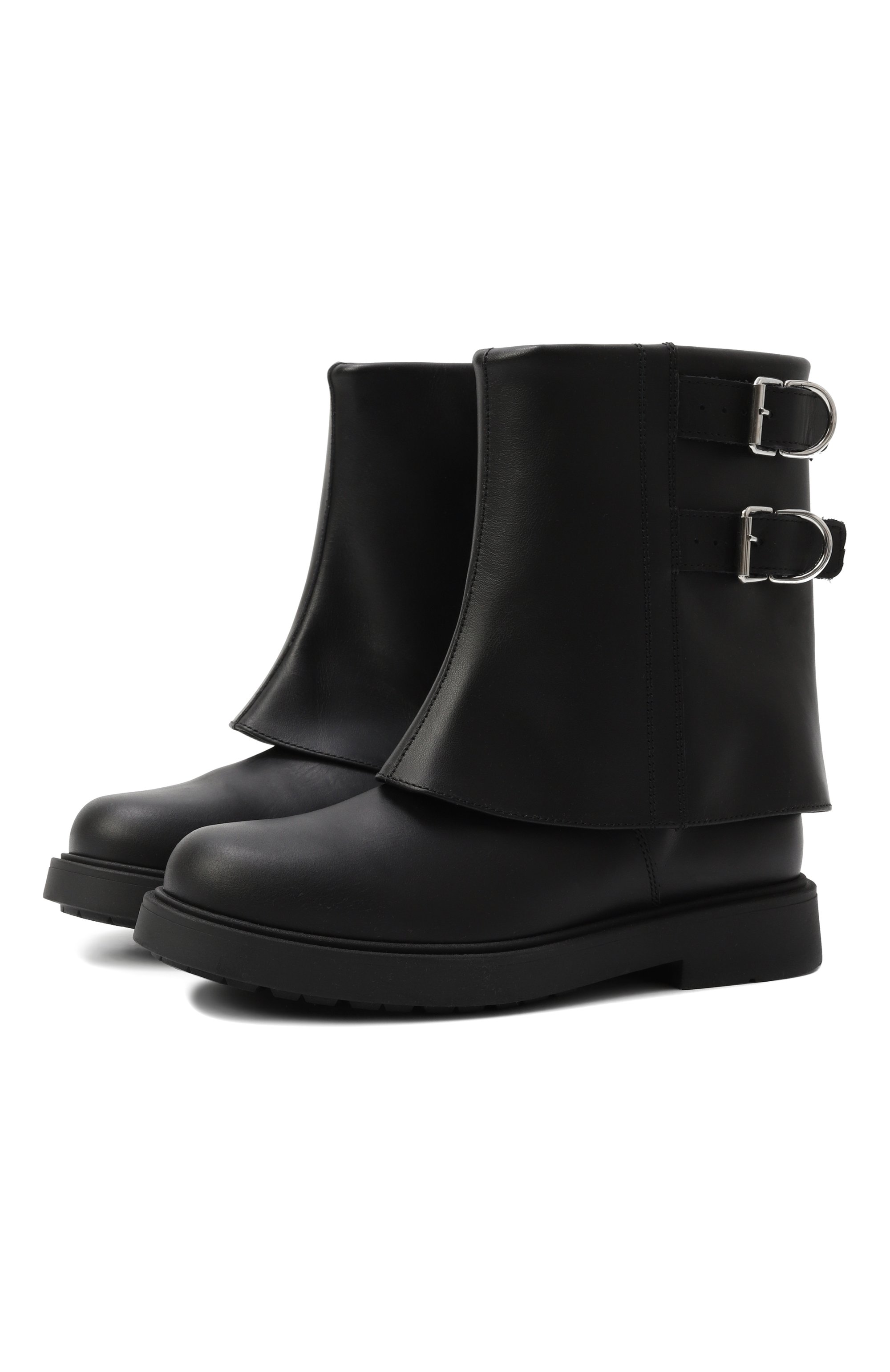 Кожаные полусапоги MONTELPARE TRADITION черного цвета по цене 38700 руб., арт. 81761/36-40, фото 1 Кожаные полусапоги MONTELPARE TRADITION, арт. 81761/36-40, фото 1