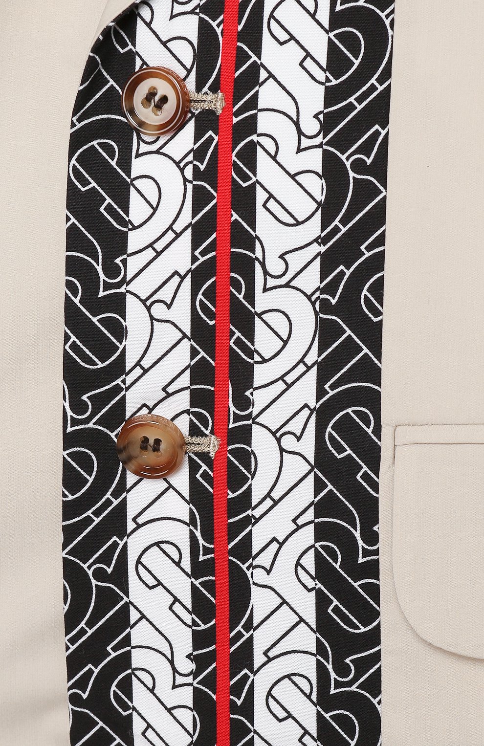 Хлопковый пиджак BURBERRY, арт. 8028445, фото 3