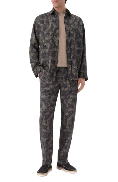 Шелковые брюки CORNELIANI, арт. 254T18-2591922, фото 2