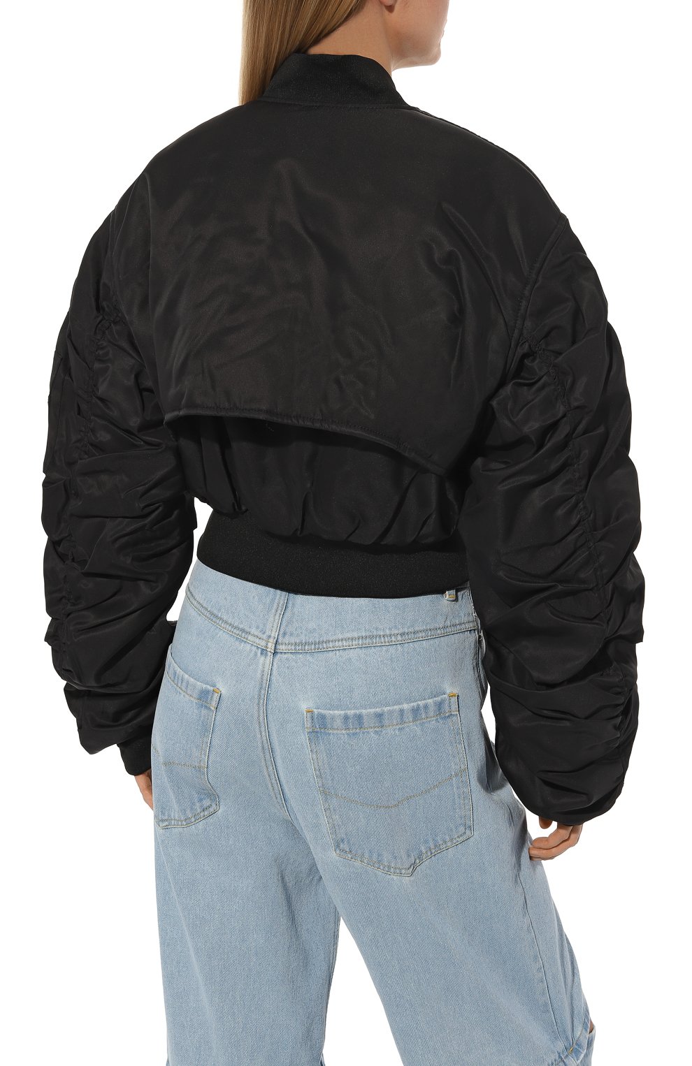 Бомбер RED SEPTEMBER черного цвета по цене 62990 руб., арт. RSFW23-W15.1, фото 4 Бомбер RED SEPTEMBER, арт. RSFW23-W15.1, фото 4