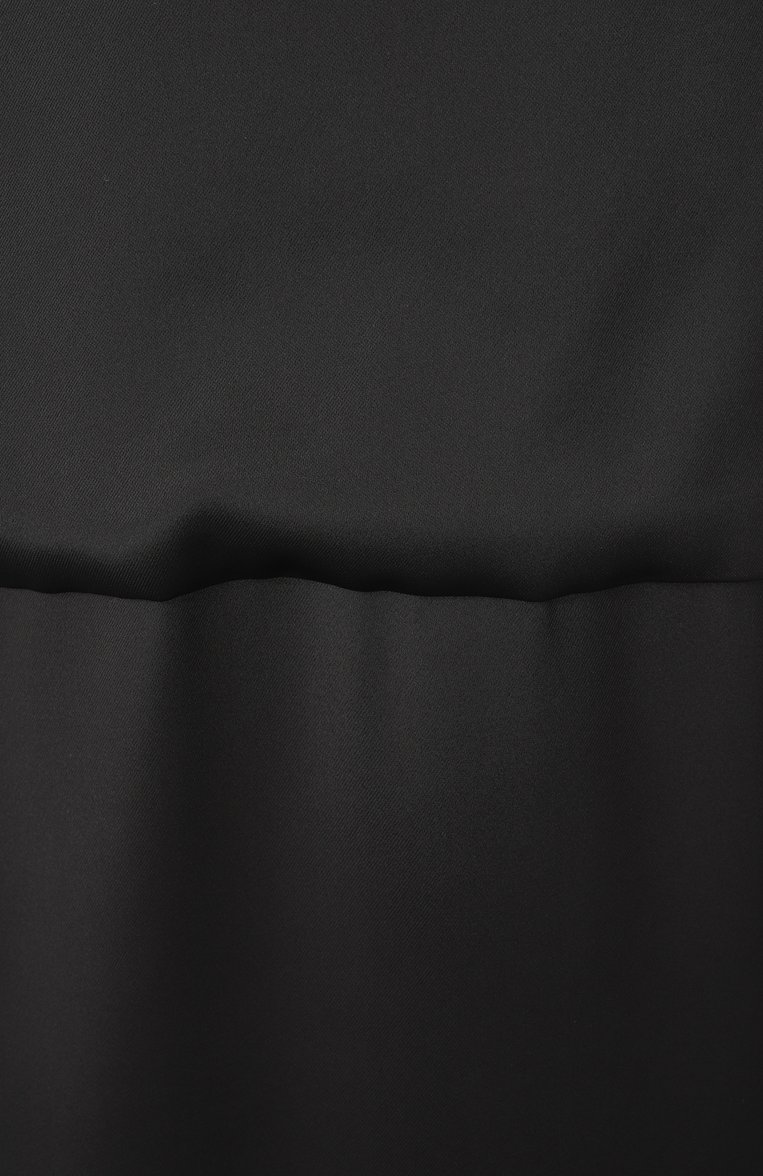 Женское атласное платье JIL SANDER черного цвета, арт. J01CT0230-J65289 | Фото 6 (Длина Ж (юбки, платья, шорты): Миди; Материал внешний: Вискоза; Женское Кросс-КТ: Платье-одежда; Стили: Кэжуэл; Случай: Повседневный; Рукава: Без рукавов)
