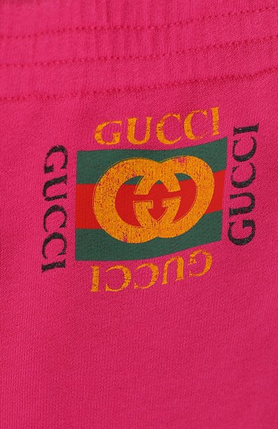 Хлопковые джоггеры с логотипом бренда GUCCI, арт. 509179/X3L00, фото 3