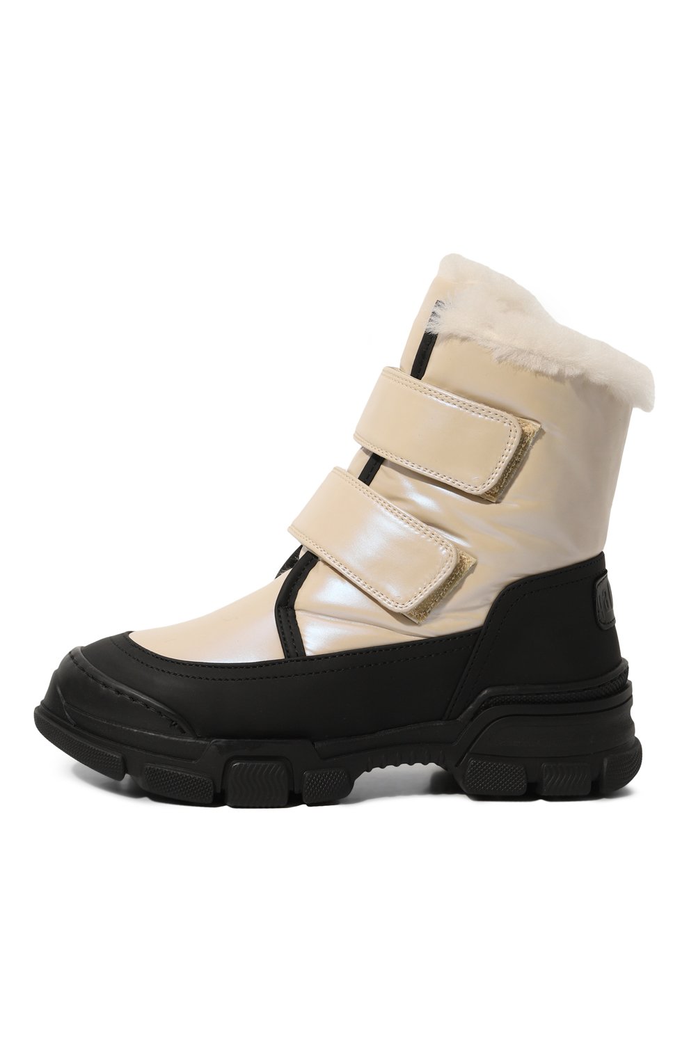 Утепленные ботинки GALLUCCI кремового цвета по цене 29050 руб., арт. J30122BM, фото 2 Утепленные ботинки GALLUCCI, арт. J30122BM, фото 2