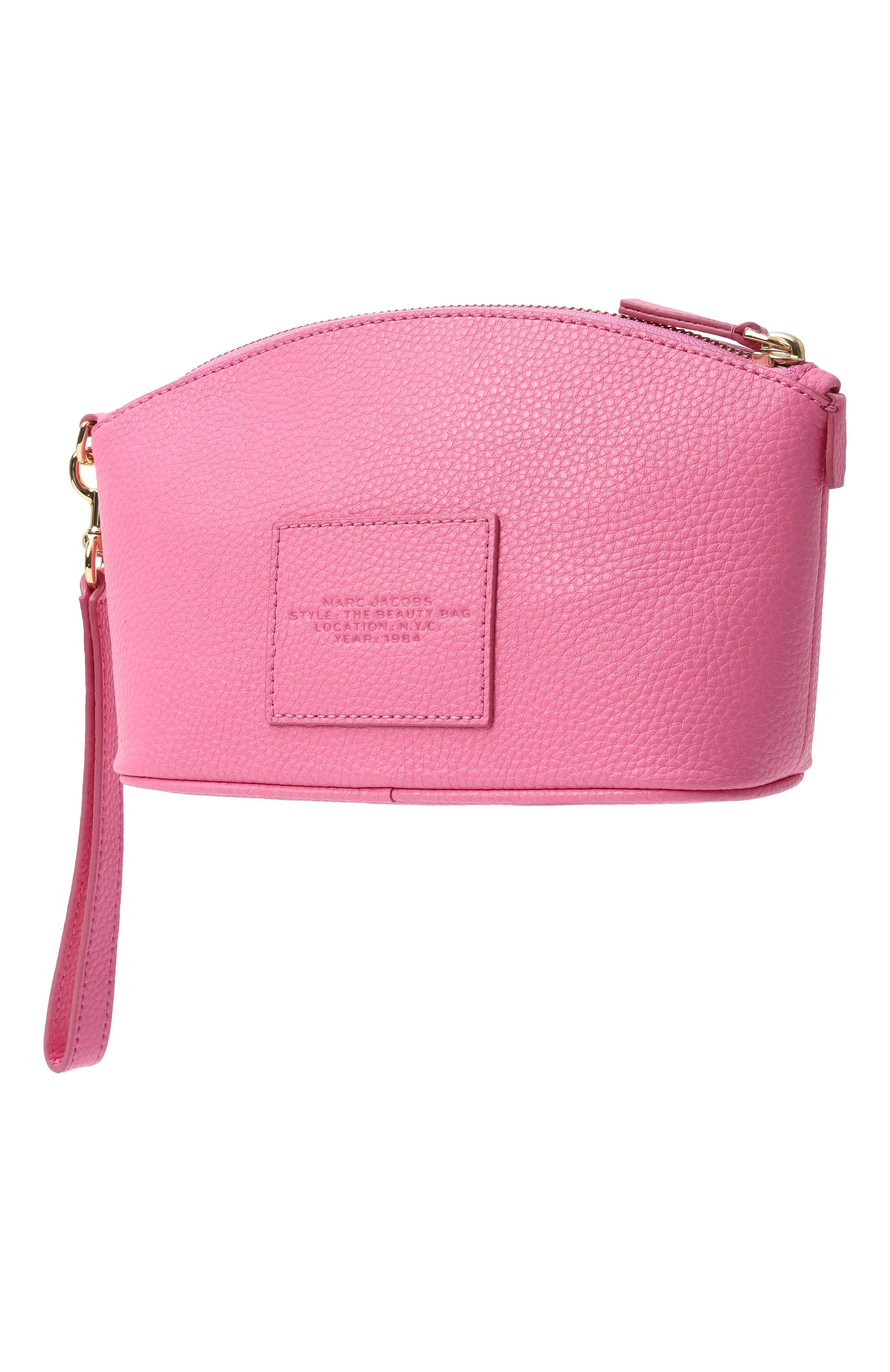 Кожаная косметичка MARC JACOBS (THE) розового цвета по цене 15750 руб., арт. 2R4SCP003S02, фото 2 Кожаная косметичка MARC JACOBS (THE), арт. 2R4SCP003S02, фото 2