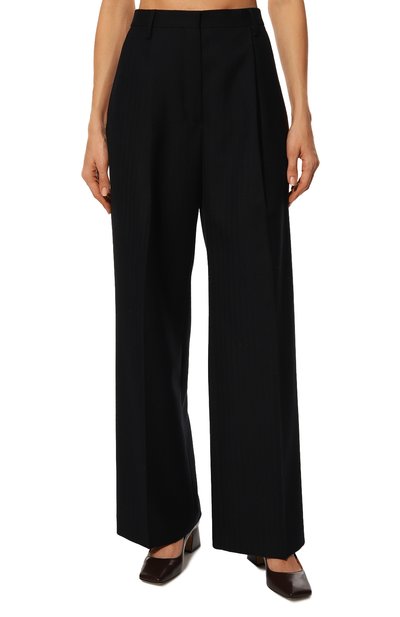 Шерстяные брюки DRIES VAN NOTEN черного цвета по цене 85200 руб., арт. 222-010971-5217, фото 3 Шерстяные брюки DRIES VAN NOTEN, арт. 222-010971-5217, фото 3