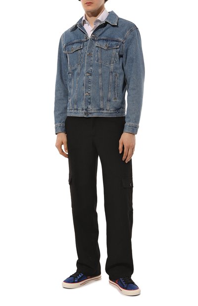 Текстильные кеды gucci tennis 1977 GUCCI, арт. 628717 H9H80, фото 2