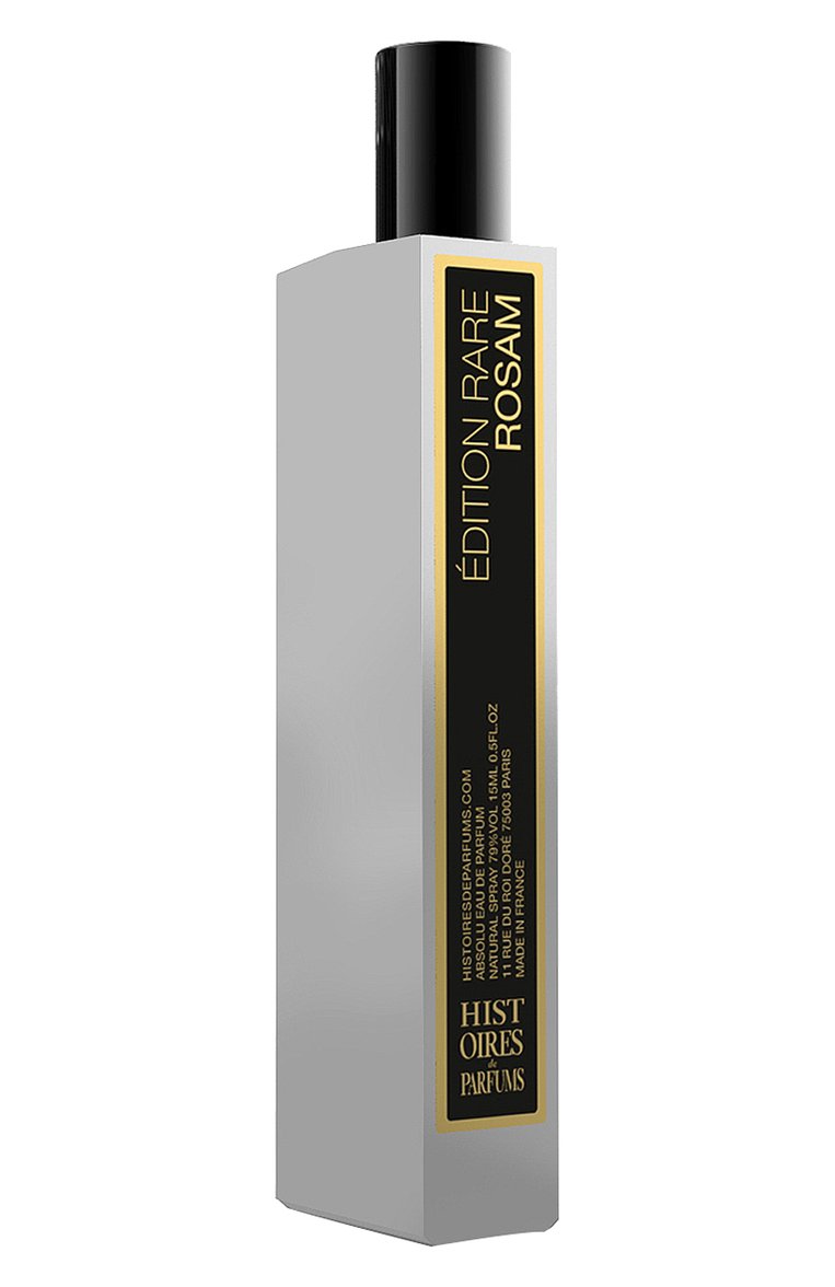 Парфюмерная вода edition rare rosam (15ml) HISTOIRES DE PARFUMS бесцветного цвета, арт. ROSAMB15 | Фото 1 (Региональные ограничения белый список (Axapta Mercury): Не проставлено; Нос: Не проставлено; Тип продукта - парфюмерия: Парфюмерная вода; Тип аромата: Цветочный, Древесный; Ограничения доставки: flammable)