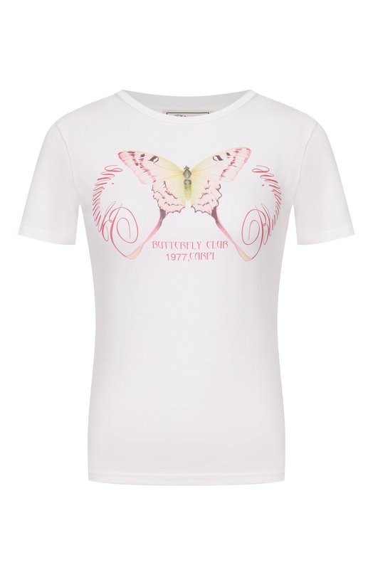 Хлопковая футболка Blumarine 4T106A/TJ0023 Белый 4T106A/TJ0023