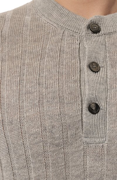 Джемпер изо льна и хлопка BRUNELLO CUCINELLI, арт. M2L70B2255, фото 5