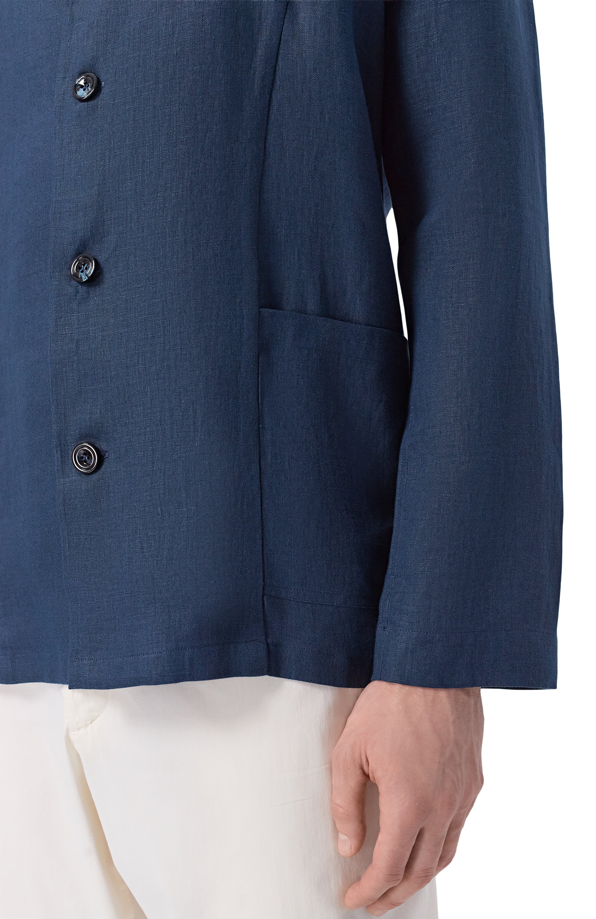 Льняная рубашка KITON, арт. UMCLUCAH09690, фото 5