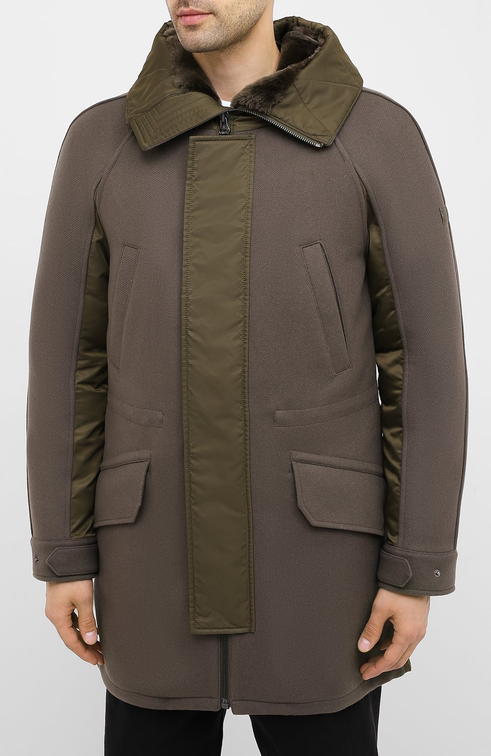 Утепленная парка YVES SALOMON, арт. 21WHM05296A14G, фото 3