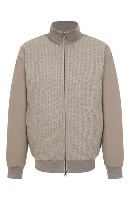 Мужской комбинированный бомбер KITON, арт. UW2257V0441H01