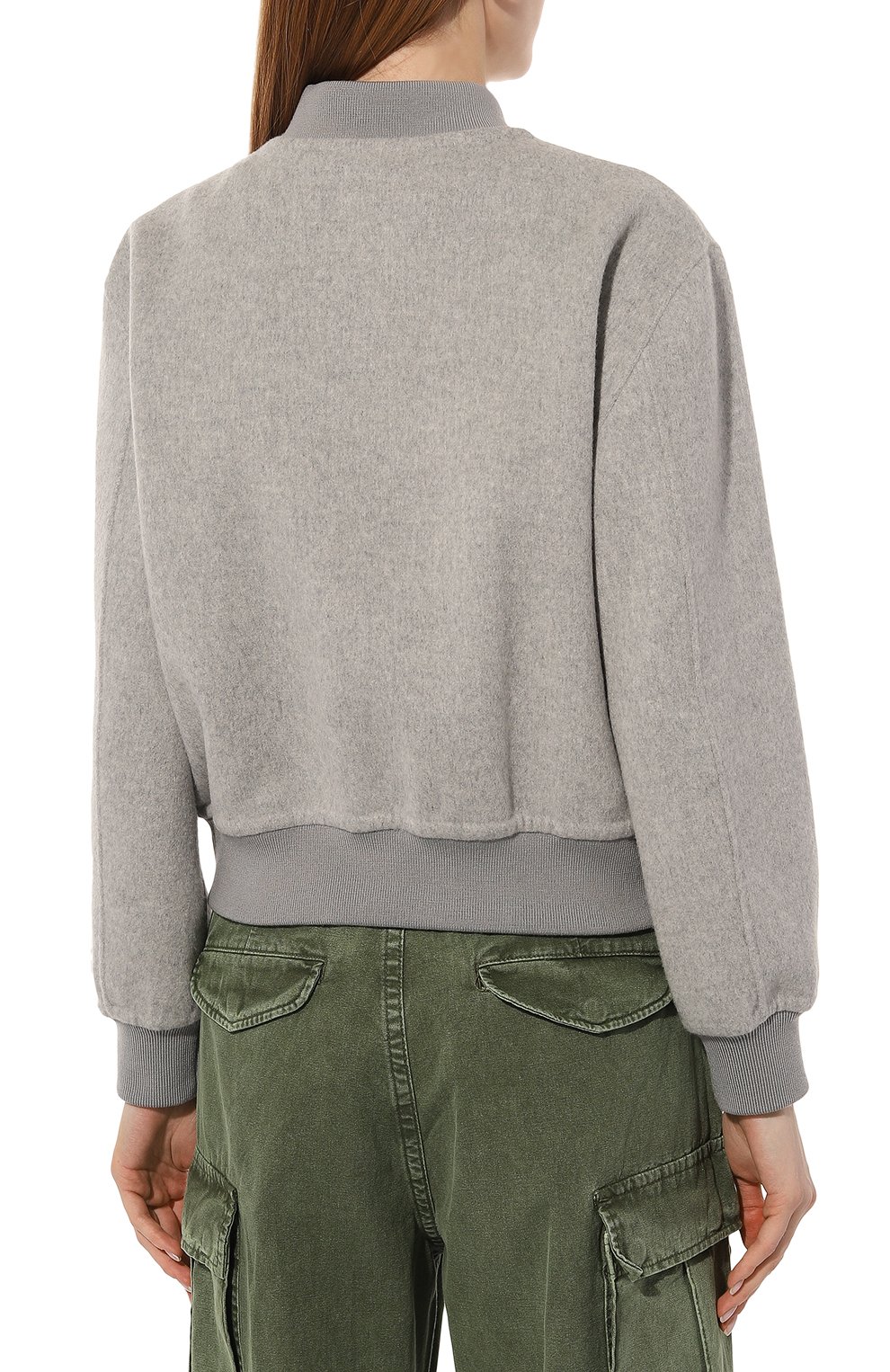 Бомбер из шерсти и кашемира THEORY, арт. M1101405, фото 4