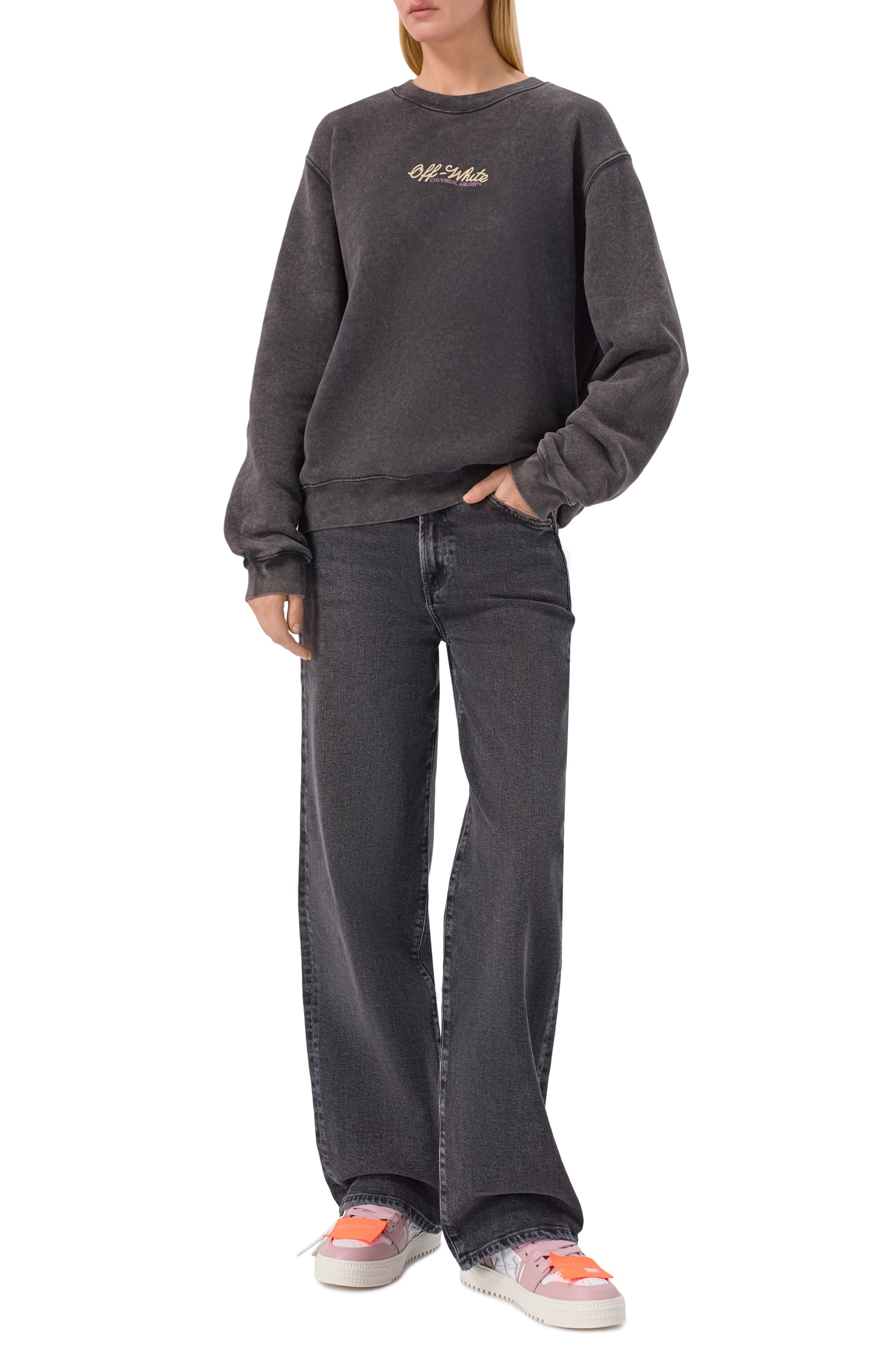 Кожаные кеды 3.0 off court OFF-WHITE, арт. 0WIA28ES26LEA001, фото 3