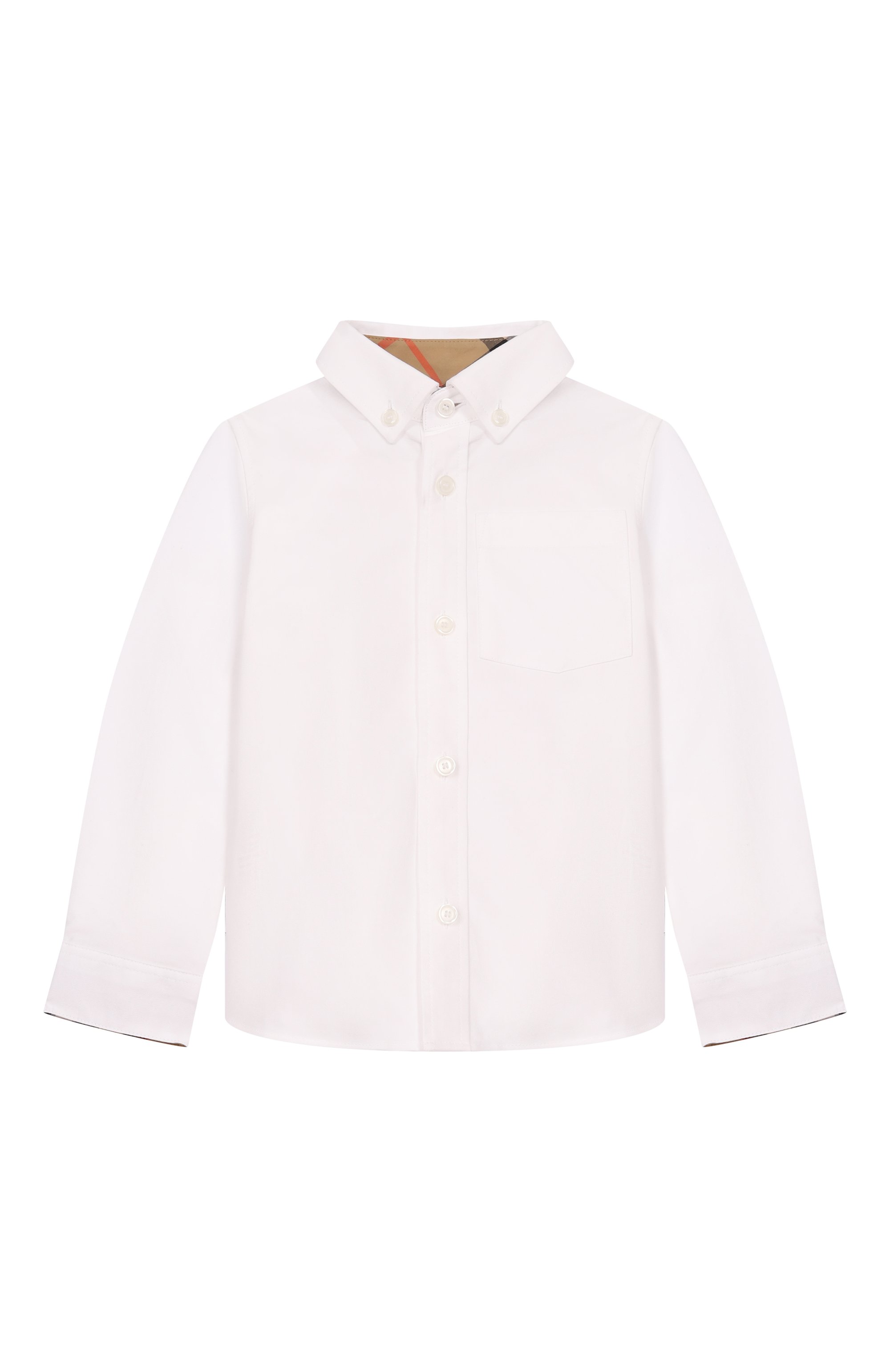 Хлопковая рубашка BURBERRY, арт. 8117168, фото 1