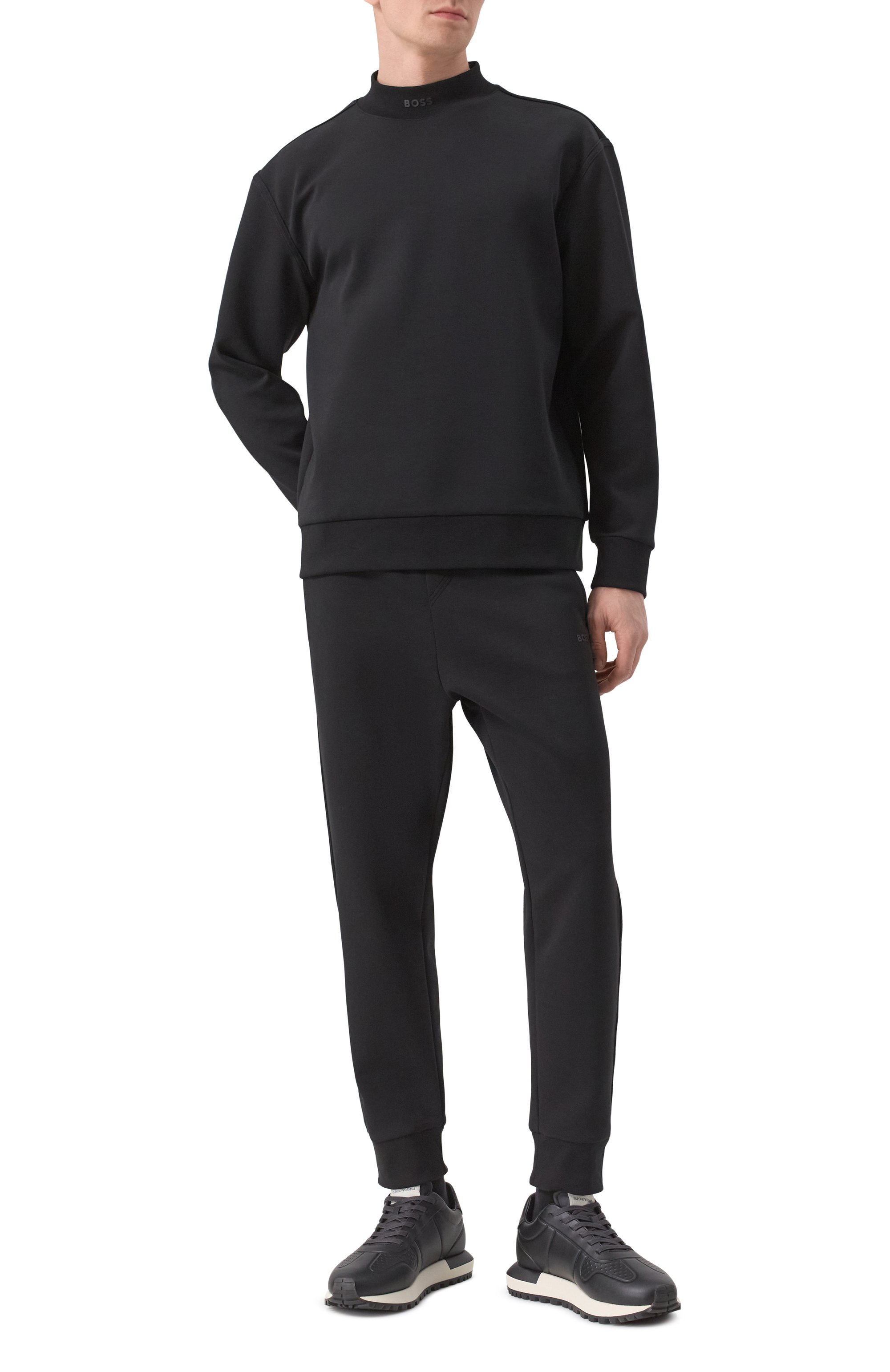 Кожаные кроссовки EMPORIO ARMANI, арт. X4X684/XR323, фото 2