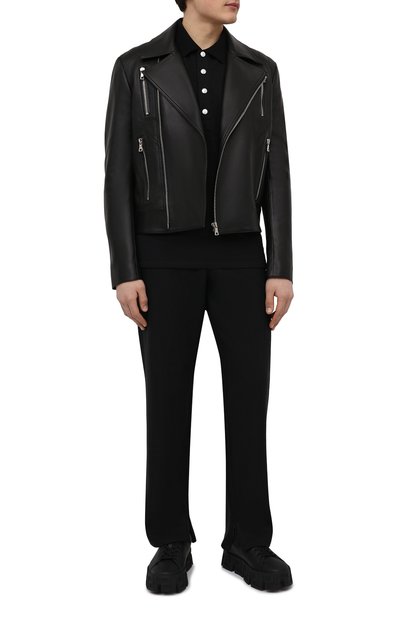 Кожаные кеды greca labyrinth VERSACE, арт. 1003134/1A02500, фото 2