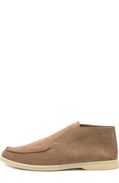 Замшевые ботинки open walk без шнуровки LORO PIANA, арт. FAG3646, фото 3