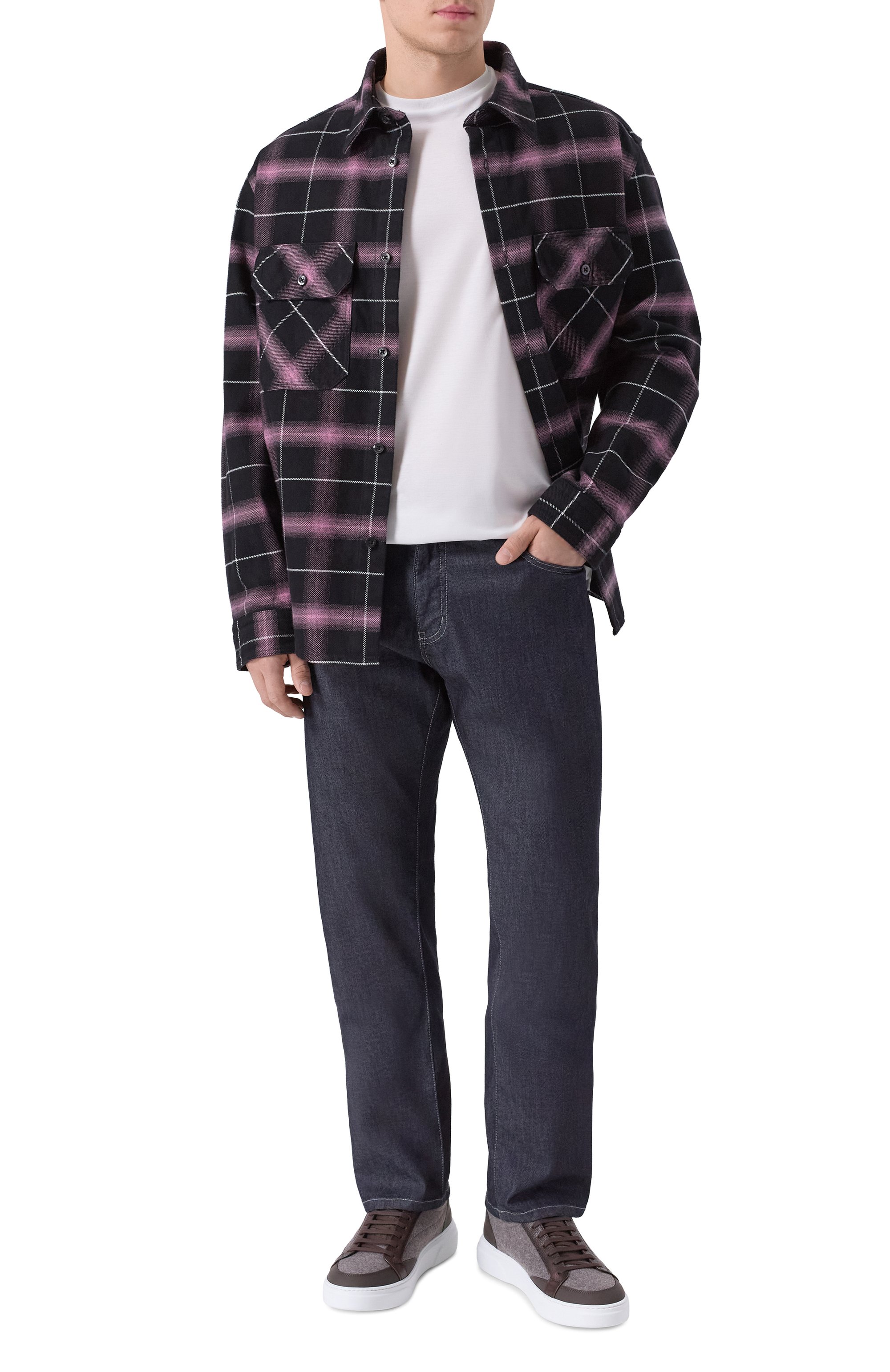 Хлопковая рубашка HUGO BLUE, арт. 50549811, фото 2