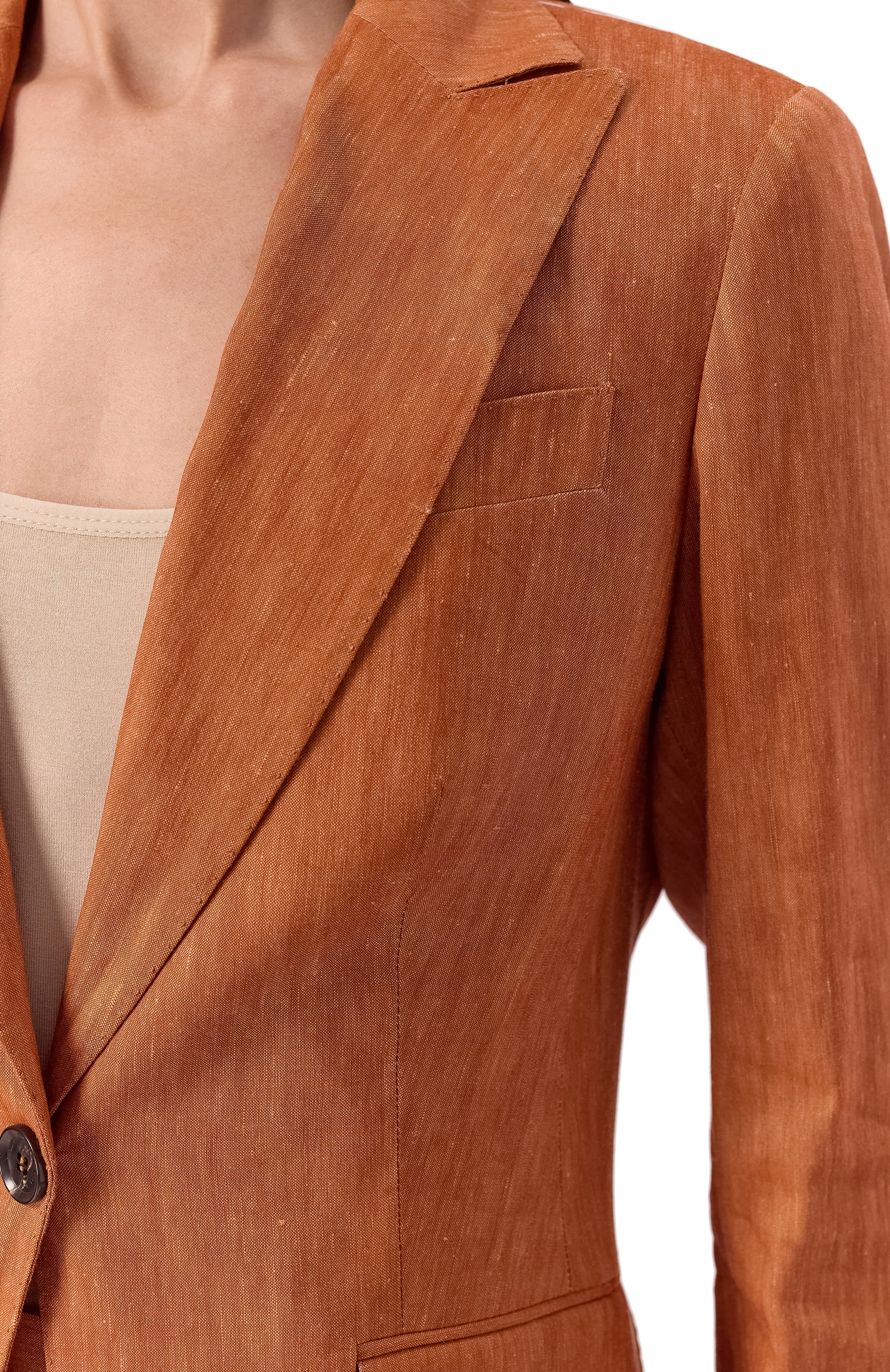 Жакет изо льна и шерсти KITON, арт. D15510K0919E03, фото 5