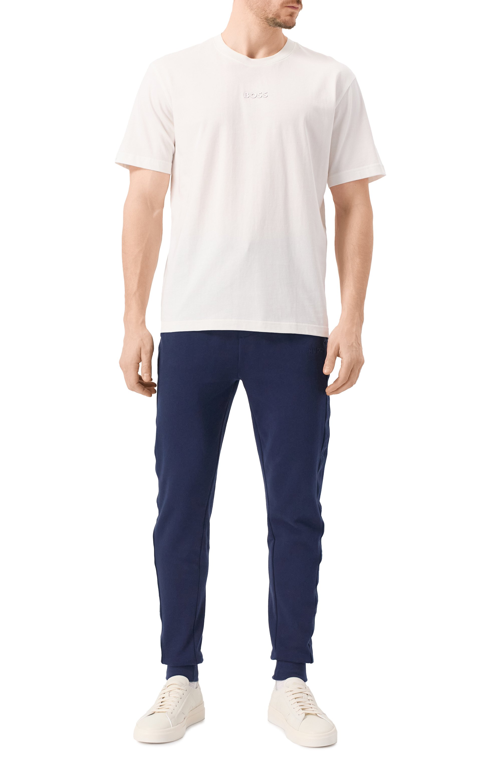 Хлопковые джоггеры HUGO, арт. 50520501, фото 2