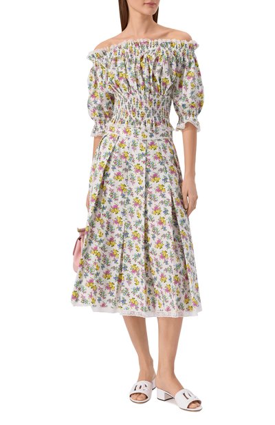 Хлопковый топ DOLCE & GABBANA, арт. F7BG4T/HS5T9, фото 2