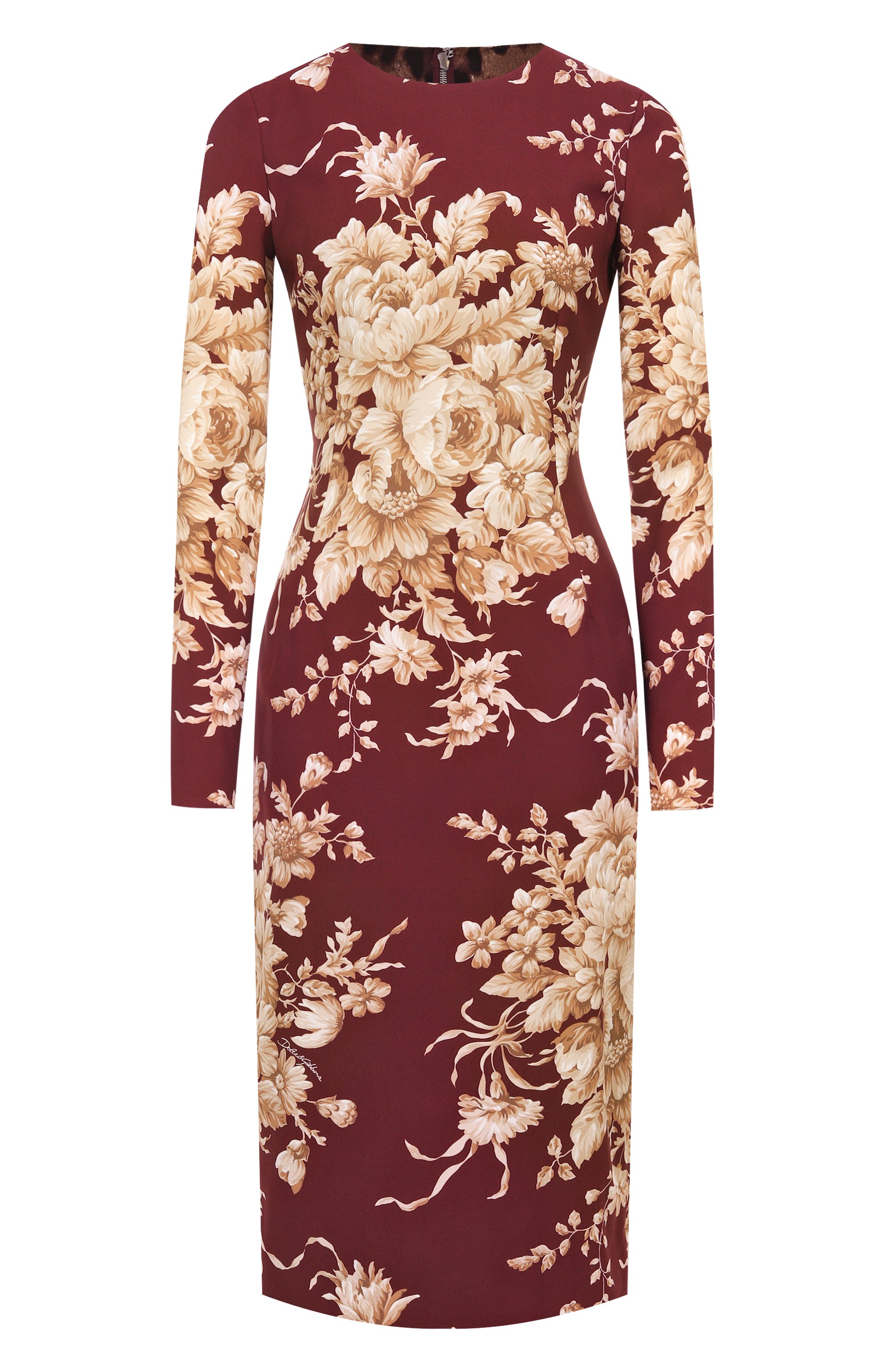 Шелковое платье DOLCE & GABBANA, ар�т. F6GAVT/FSA7Y, фото 1